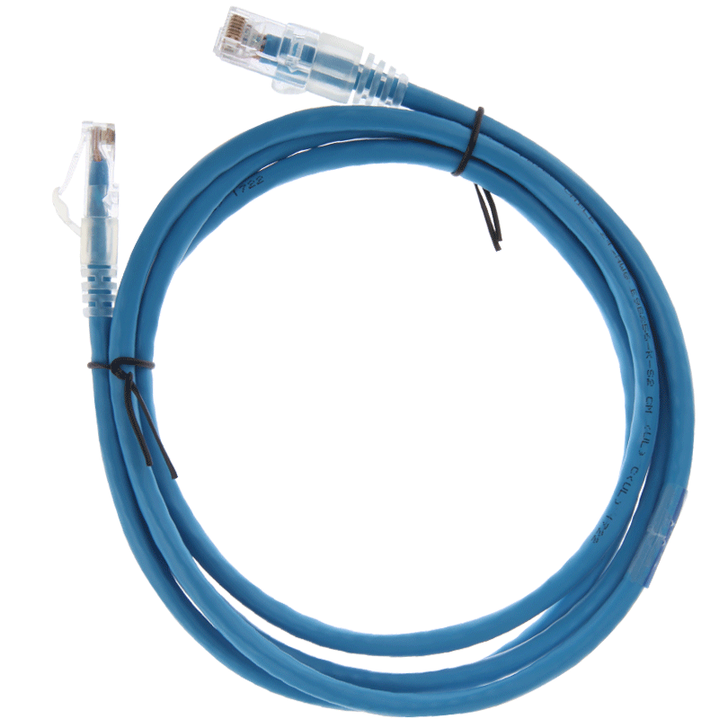 康普1859247-5六类非屏蔽跳线 蓝色 5英尺（原安普品牌）-京东