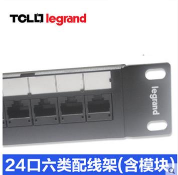 六类24口配线架（含模块）