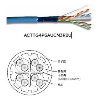 施耐德六类4对非屏蔽双绞线